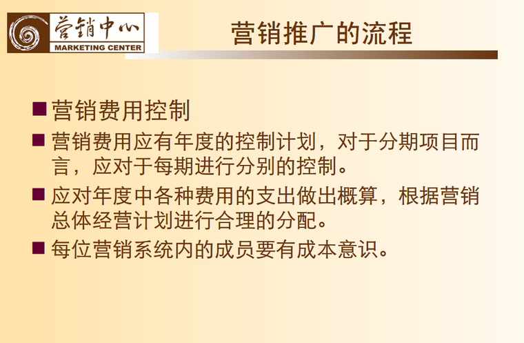 房地产营销推广流程-营销推广的流程.