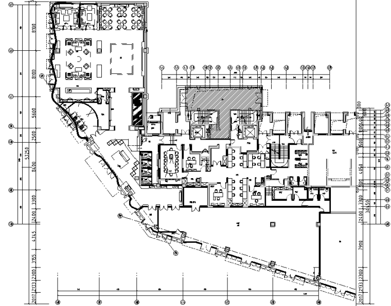 书院派建筑资料下载-[上海]海珀黄浦售楼处设计施工图（附效果图）