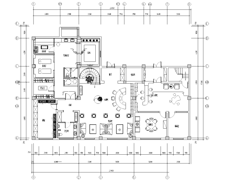 鄂尔多斯住宅CAD资料下载-[内蒙古]鄂尔多斯某二层欧式古典豪宅施工图