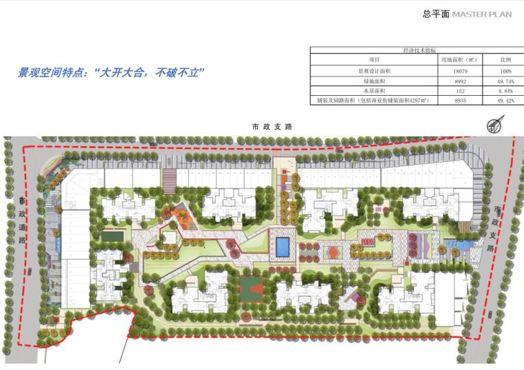 [重庆]美丽·泽京小区景观方案设计深化（PDF+79页）-总平面