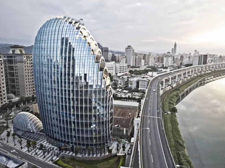 台北基隆河畔的砳建筑，荣获LEED金级认证_2
