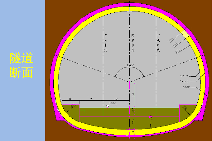 《隧道工程》课程讲义740页PPT（结构、施工、有限元）-隧道断面