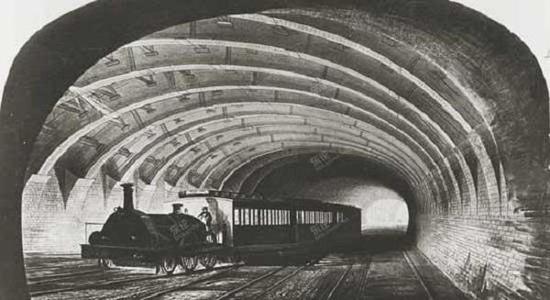 应急避难场所可行性资料下载-150年前地铁诞生于伦敦,灵感源自老鼠洞
