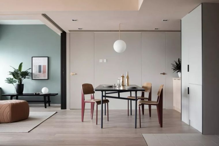 明亮色调的现代公寓资料下载-9 款现代风格的家，专为小户型设计