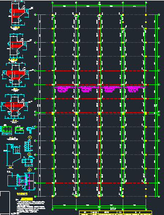 钢结构框架厂房施工图纸（含建筑结构、给排水）_6