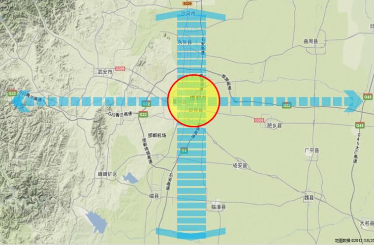 流线型城市规划设计资料下载-邯郸城市规划研究报告