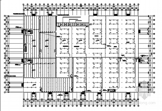 汽车制造工厂厂房资料下载-某轻工厂房的强电图