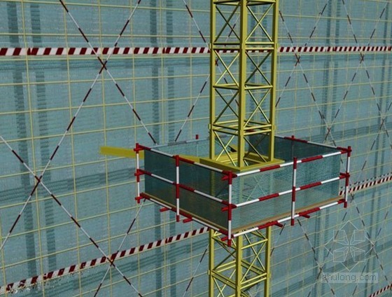 超高层住宅工程安全文明施工方案103页（国企编制 附CAD图）-施工打塔作业防护