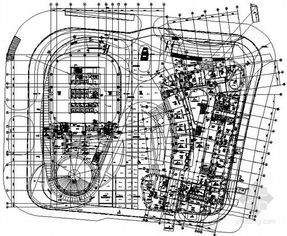 1万平米酒店建筑图资料下载-[广州]超高层商业综合楼全套暖通设计施工图（227米，20万平米）