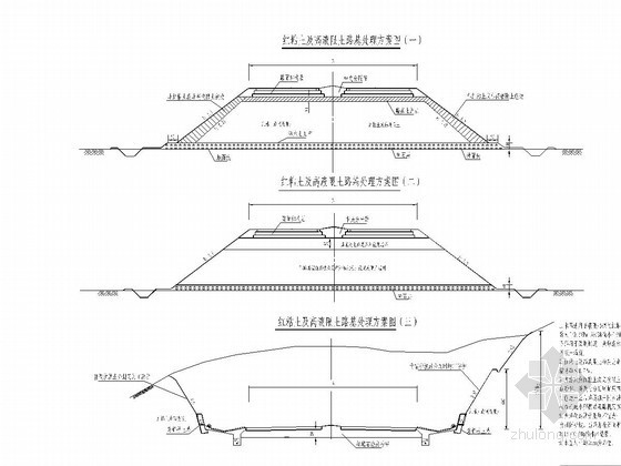 南方红黏土路公路路基资料下载-红粘土和高液限土路基处理方案图