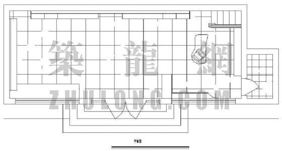 专卖店室内设计立面图资料下载-某专卖店室内装饰图纸