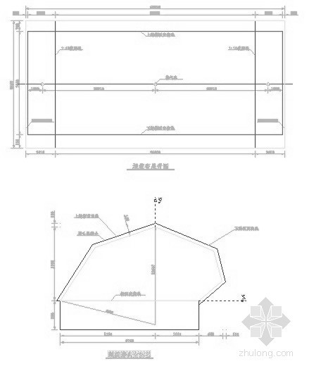六角亭结构图资料下载-橡胶坝施工全套图纸（25张CAD）