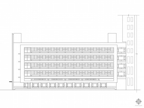 三甲医院建施资料下载-[金华]某医院综合病房大楼建筑、结构施工图