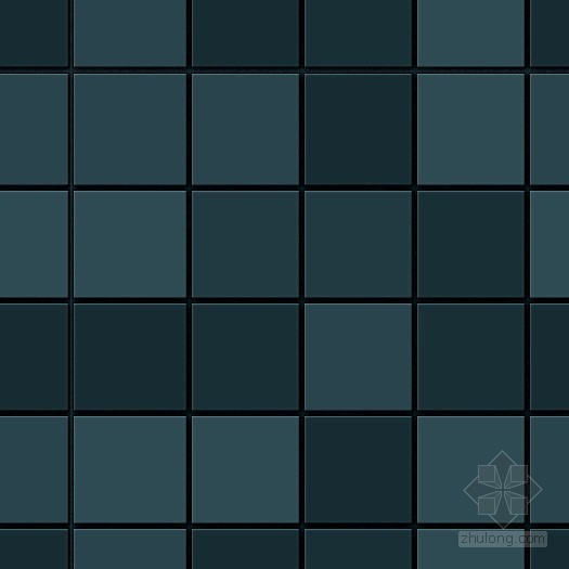 蓝色瓷砖贴图资料下载-蓝色马赛克3D材质下载