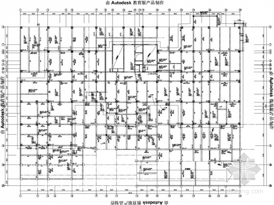 柱基础配筋图资料下载-14层框剪综合楼结构施工图(独立柱墩基础)