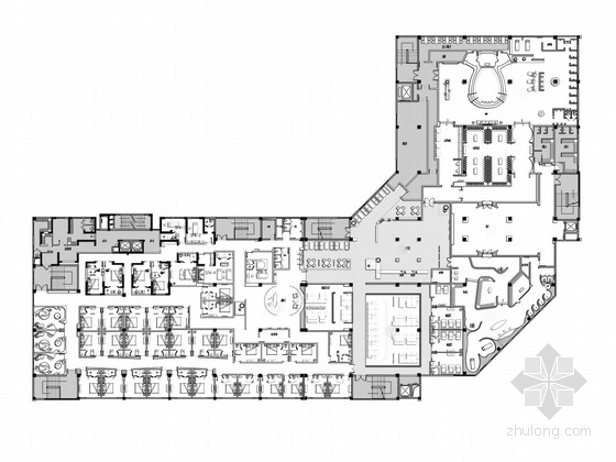 室内温泉汤池设计资料下载-[无锡]山水之城高档现代温泉会所室内设计方案