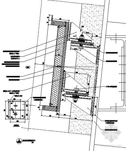 斜幕墙节点资料下载-CCTV主楼节点图-斜交格构连接节点2