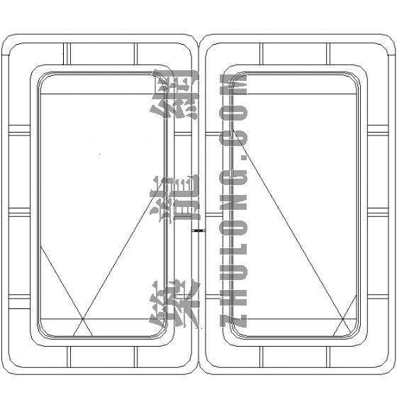 栅栏平面CAD资料下载-钢围栏做法详图