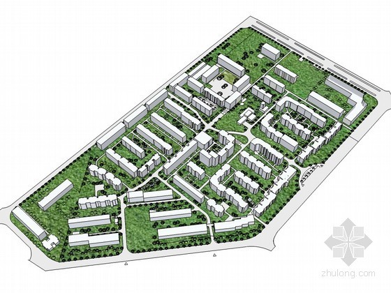 小区规划建筑分析资料下载-小区规划