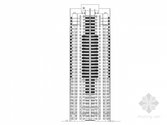 34层高层住宅施工图资料下载-[上海]34层高层住宅楼建筑施工图