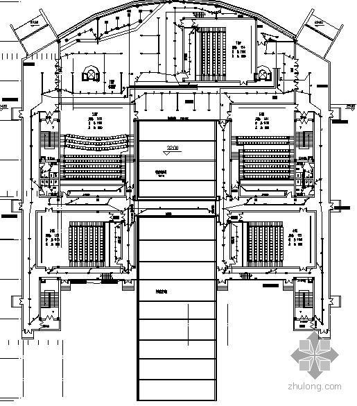 电影院模板支架资料下载-兰州某电影院电气施工图