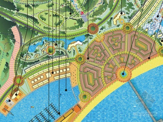 旅游景区规划CAD资料下载-辽宁旅游景区概念规划设计