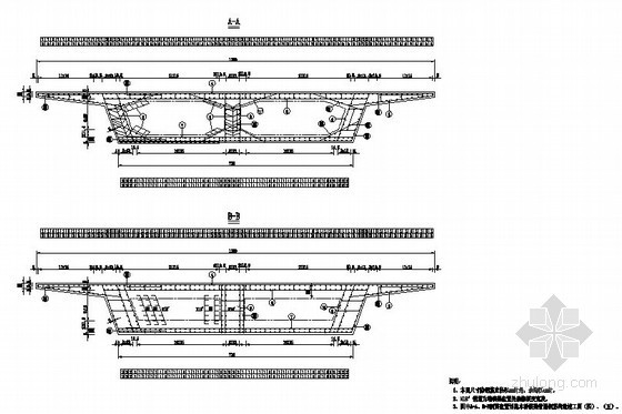典型构造节点大样资料下载-现浇箱梁普通钢筋构造大样图