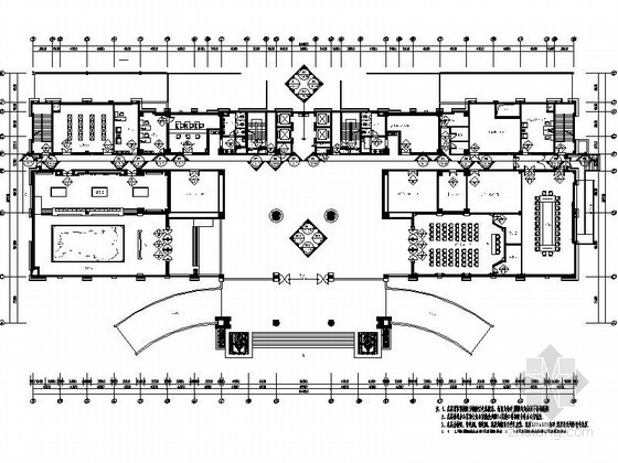 服务中心办公空间资料下载-[江苏]交通综合服务中心办公大楼室内施工图