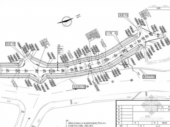 20m道路设计资料下载-[重庆]20m宽双向4车道市政道路图纸68张（含检查井挡墙交通）