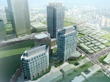 上海市节能设计说明资料下载-[上海]某国际广场二期方案及设计文本（含节能说明）