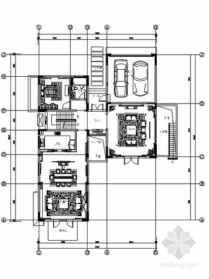 新中式别墅节点图做法资料下载-[苏州]新中式别墅样板房施工图（含效果）