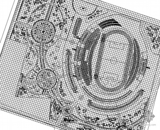 景观设计小区平面总图资料下载-山西某公园景观设计总图