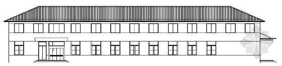 二层办公楼建筑设计方案资料下载-某二层办公楼建筑方案图