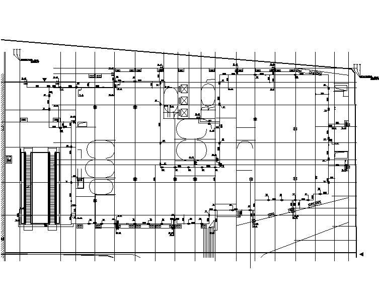 40米跨管桁架施工图资料下载-广东金泽商业广场给排水全套施工图