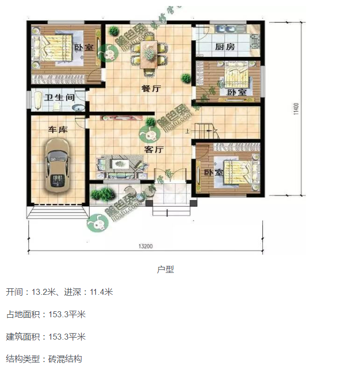 农村房子设计CAD资料下载-农村房子