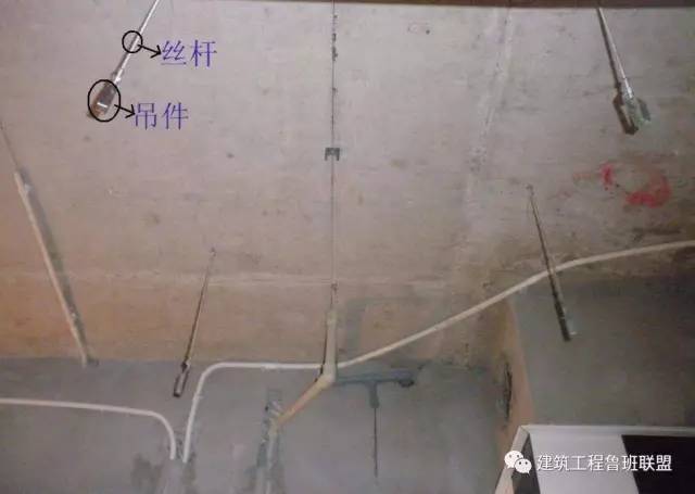 石膏造型线资料下载-来现场看看暗龙骨石膏板吊顶如何施工的