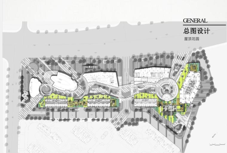海尔商业街居住区景观方案设计PDF（156页）-屋顶花园