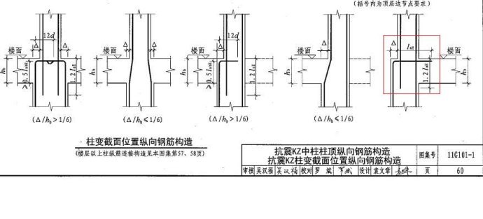 梁的钢筋构造资料下载-约束边缘构件的变截面钢筋构造