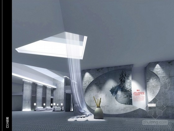 su中式展览馆资料下载-[广州]经典新中式休闲综合会馆设计概念方案