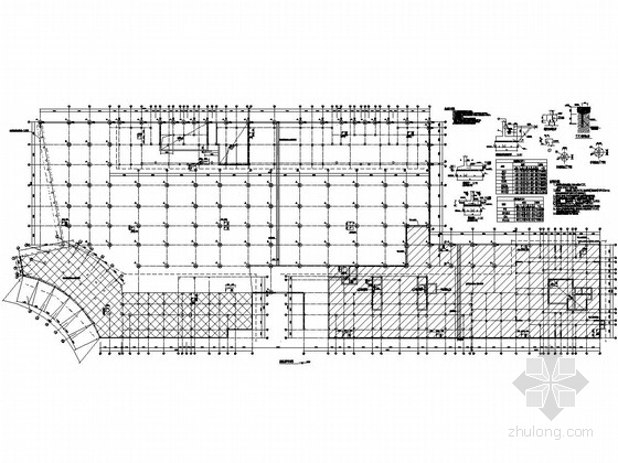 30米跨单层轻钢结构车库资料下载-[福建]地下单层框架结构地下车库结构施工图