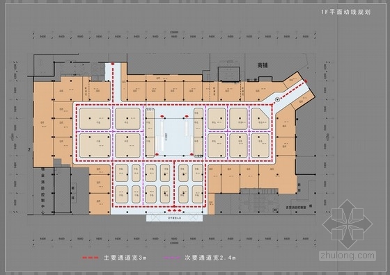 卖场CAD效果图资料下载-[江苏]浪漫温馨的商场百货空间方案设计（含效果图）