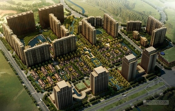知名房地产户型图资料下载-[成都]欧式风格高尚社区规划设计方案文本（知名地产）