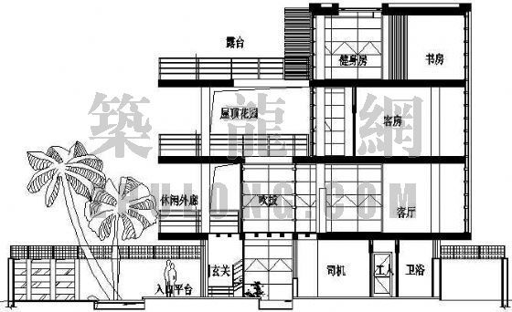 建筑施工图纸设计资料下载-某成套别墅建筑施工图纸（全套）