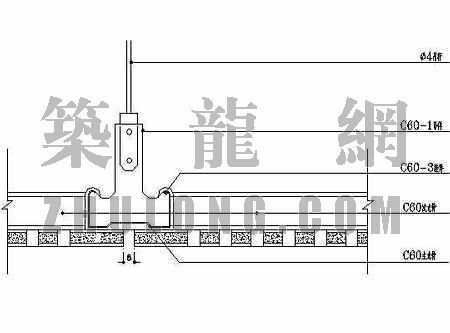 纸面石膏板吊顶节点资料下载-小幅纸面石膏板吊顶明缝节点图