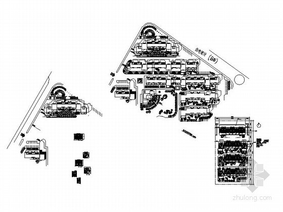 某联排花园洋房建筑方案图- 