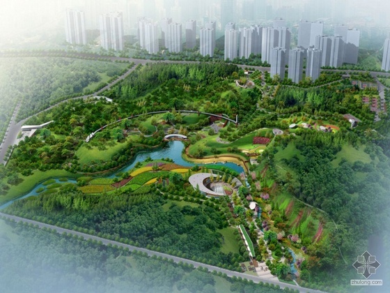 项目方案设计理念资料下载-[重庆]某公园项目总体规划方案设计