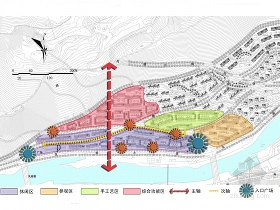 教育小镇用地方案设计资料下载-[陕西]生态观光小镇景观方案设计文本