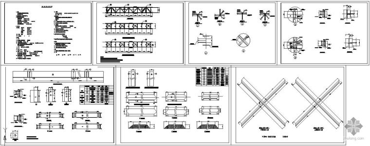 钢结构设计参考图资料下载-某门厅钢结构设计图