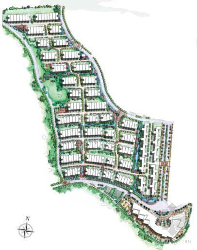 福建欧式小区景观深化设计资料下载-福建福州小区景观设计方案