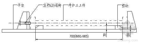 混凝土柱示意图资料下载-型钢混凝土柱拼装胎具示意图